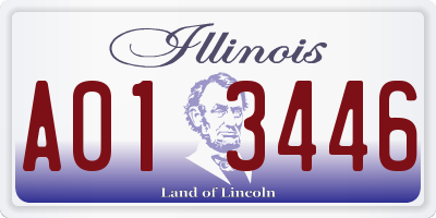 IL license plate A013446