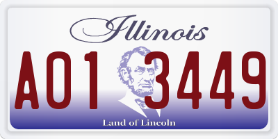 IL license plate A013449