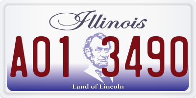 IL license plate A013490
