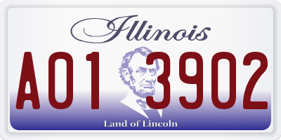 IL license plate A013902
