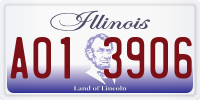 IL license plate A013906