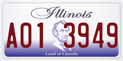 IL license plate A013949