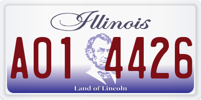 IL license plate A014426