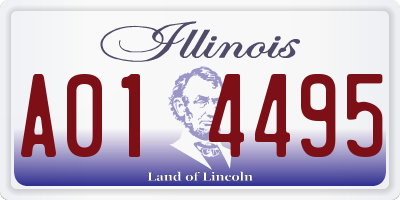 IL license plate A014495