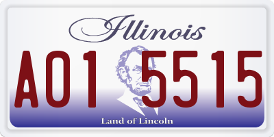 IL license plate A015515