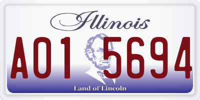 IL license plate A015694