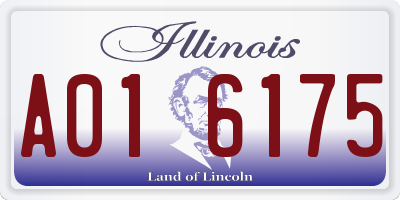 IL license plate A016175