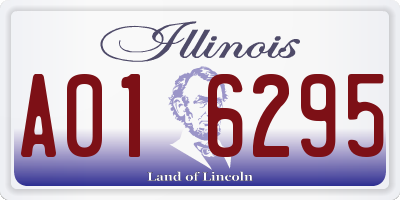 IL license plate A016295