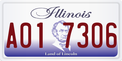 IL license plate A017306