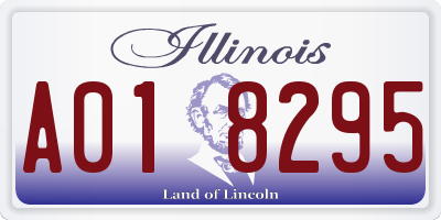 IL license plate A018295