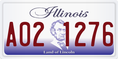 IL license plate A021276
