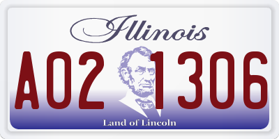 IL license plate A021306