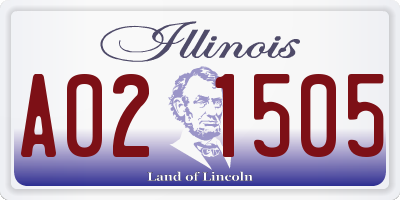 IL license plate A021505