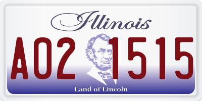 IL license plate A021515