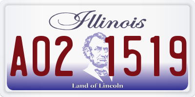 IL license plate A021519