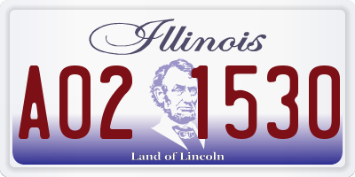 IL license plate A021530