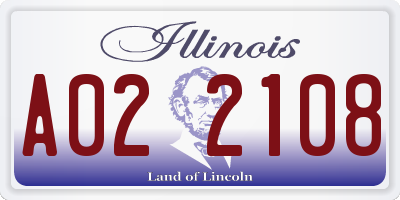 IL license plate A022108