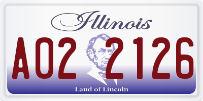 IL license plate A022126