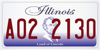 IL license plate A022130