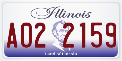 IL license plate A022159