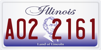 IL license plate A022161