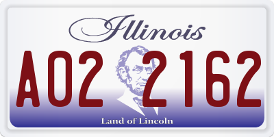 IL license plate A022162