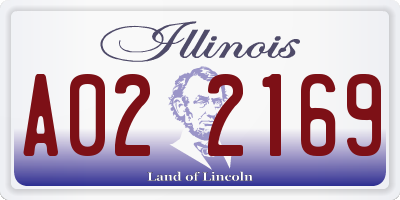 IL license plate A022169