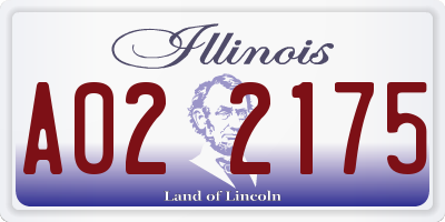 IL license plate A022175