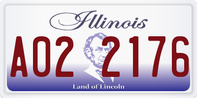 IL license plate A022176
