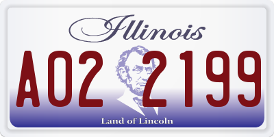 IL license plate A022199