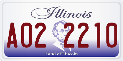 IL license plate A022210