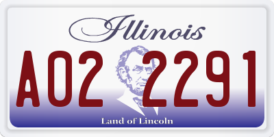 IL license plate A022291