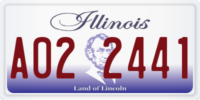 IL license plate A022441