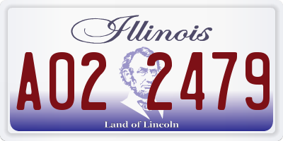 IL license plate A022479