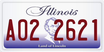 IL license plate A022621