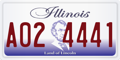 IL license plate A024441