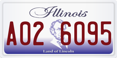 IL license plate A026095