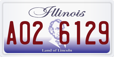 IL license plate A026129