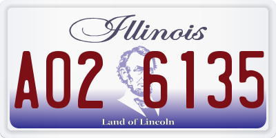 IL license plate A026135