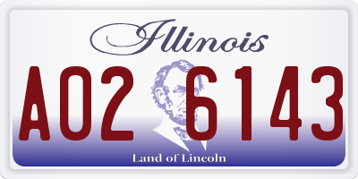IL license plate A026143