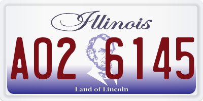 IL license plate A026145