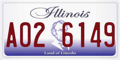 IL license plate A026149