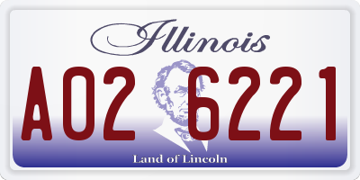 IL license plate A026221