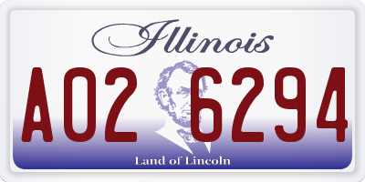 IL license plate A026294