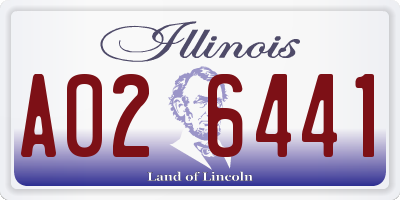 IL license plate A026441