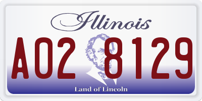 IL license plate A028129