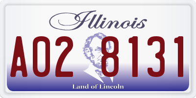 IL license plate A028131
