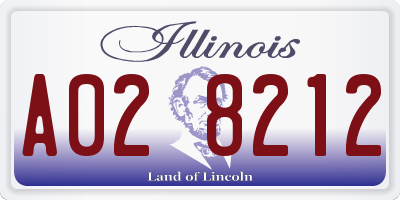 IL license plate A028212