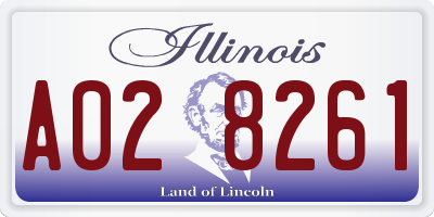 IL license plate A028261