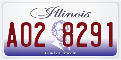 IL license plate A028291